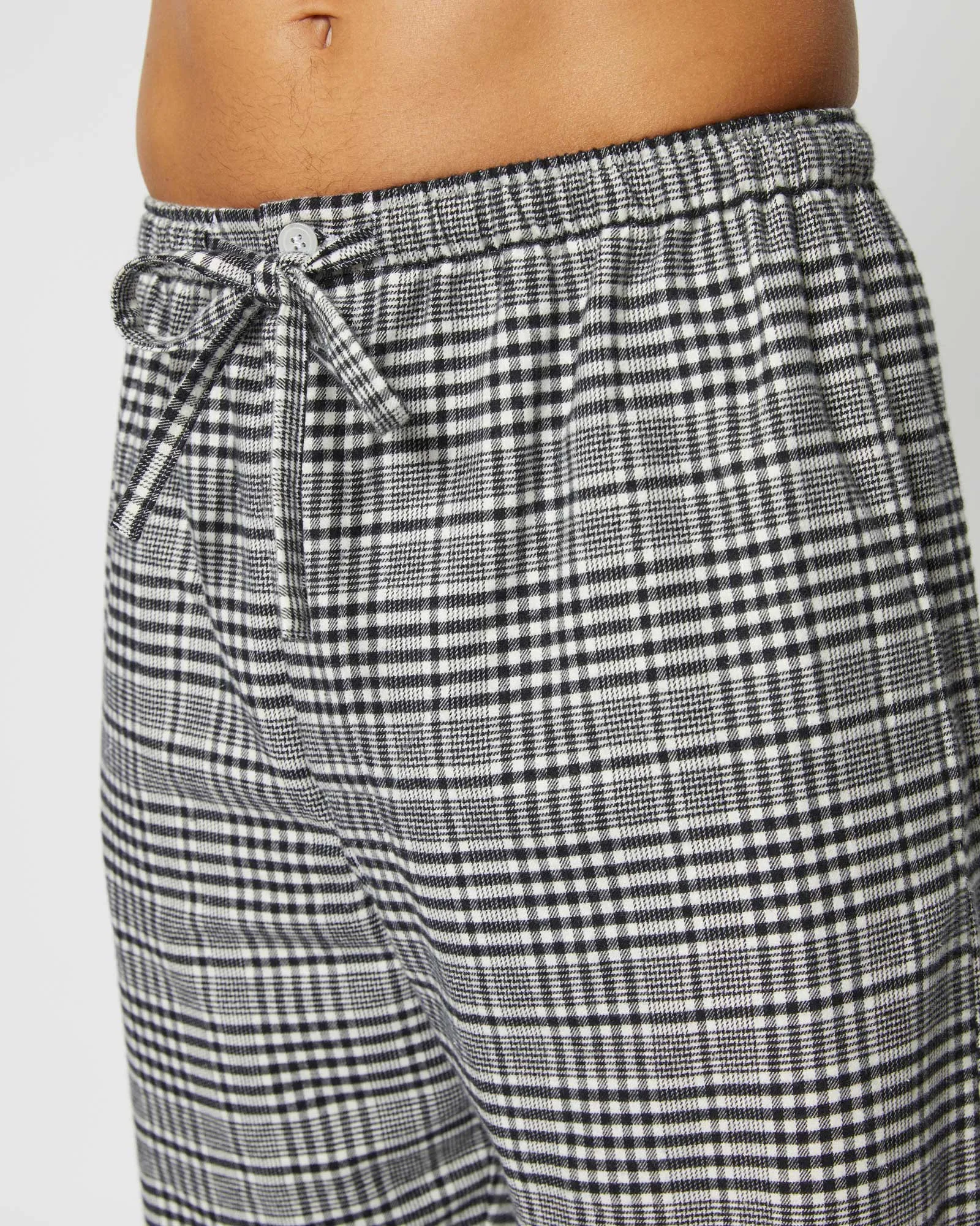 Men's Brushed Cotton Pyjama Trousers - Falstone Check