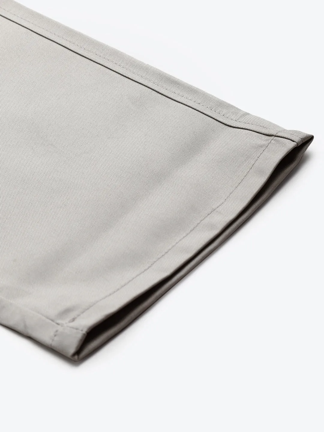 Men's Cotton Blend Light grey Solid Trouser - Sojanya