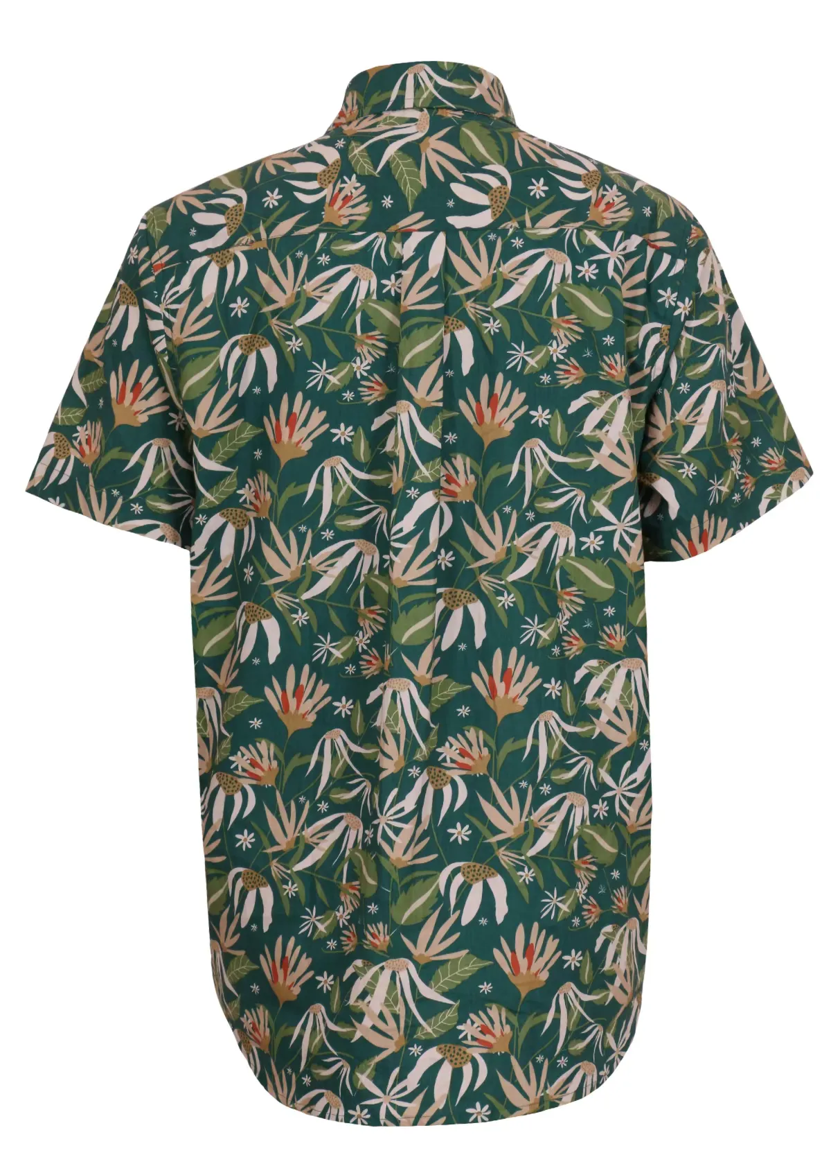 Men's Cotton Shirt Flannel Flower
