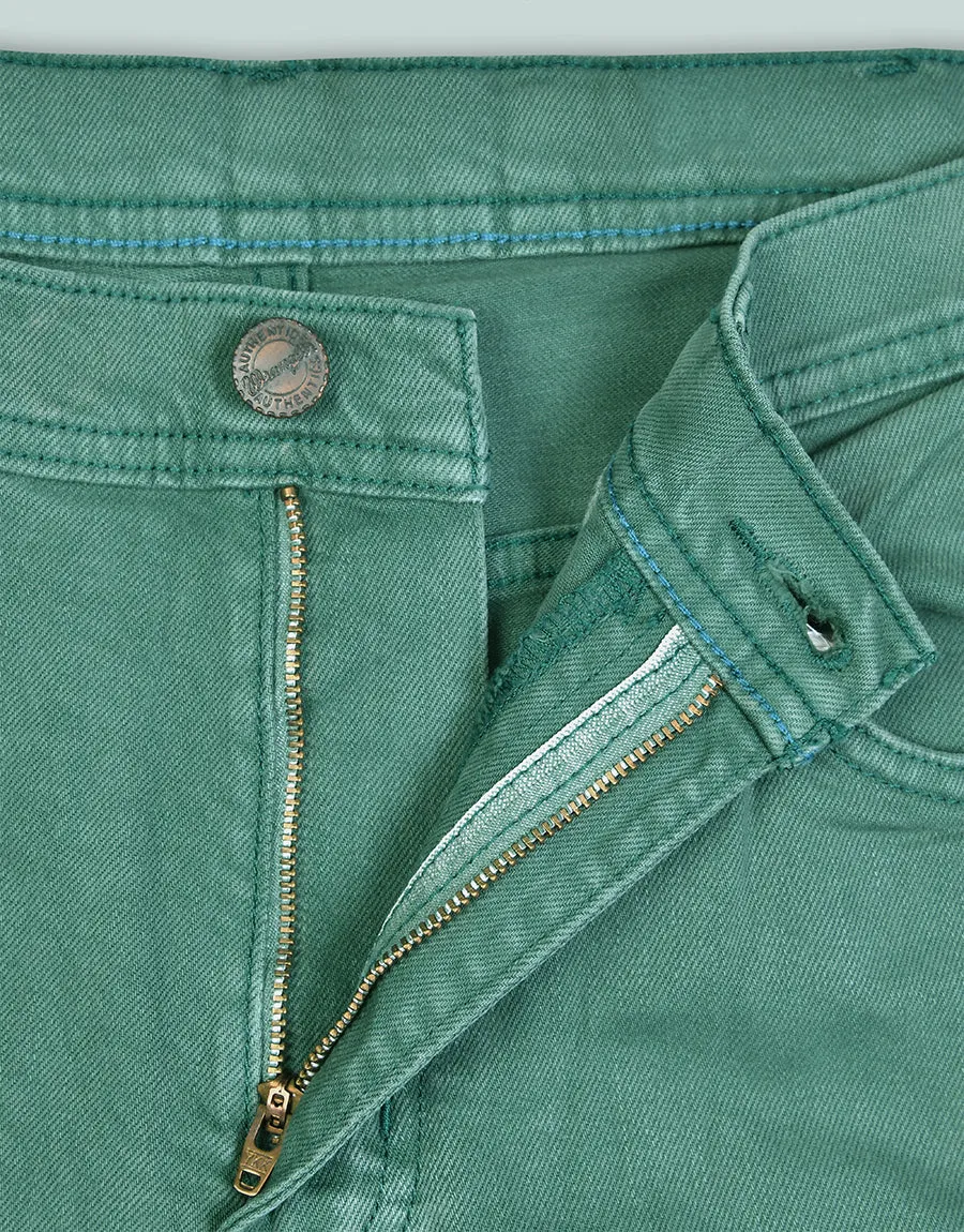 Men's Denim Jeans Pent - Green
