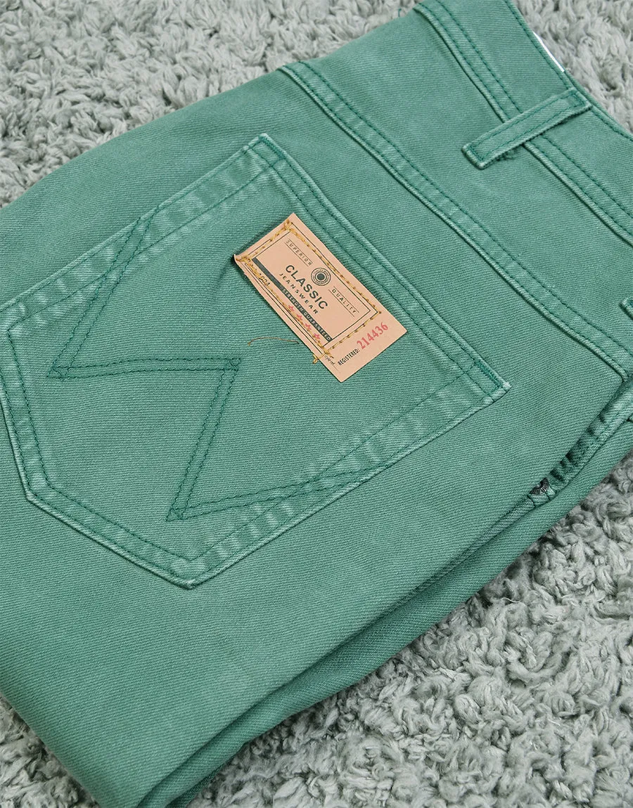 Men's Denim Jeans Pent - Green