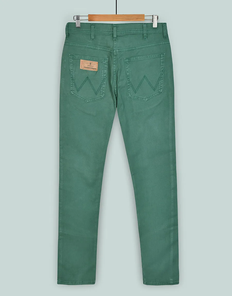 Men's Denim Jeans Pent - Green