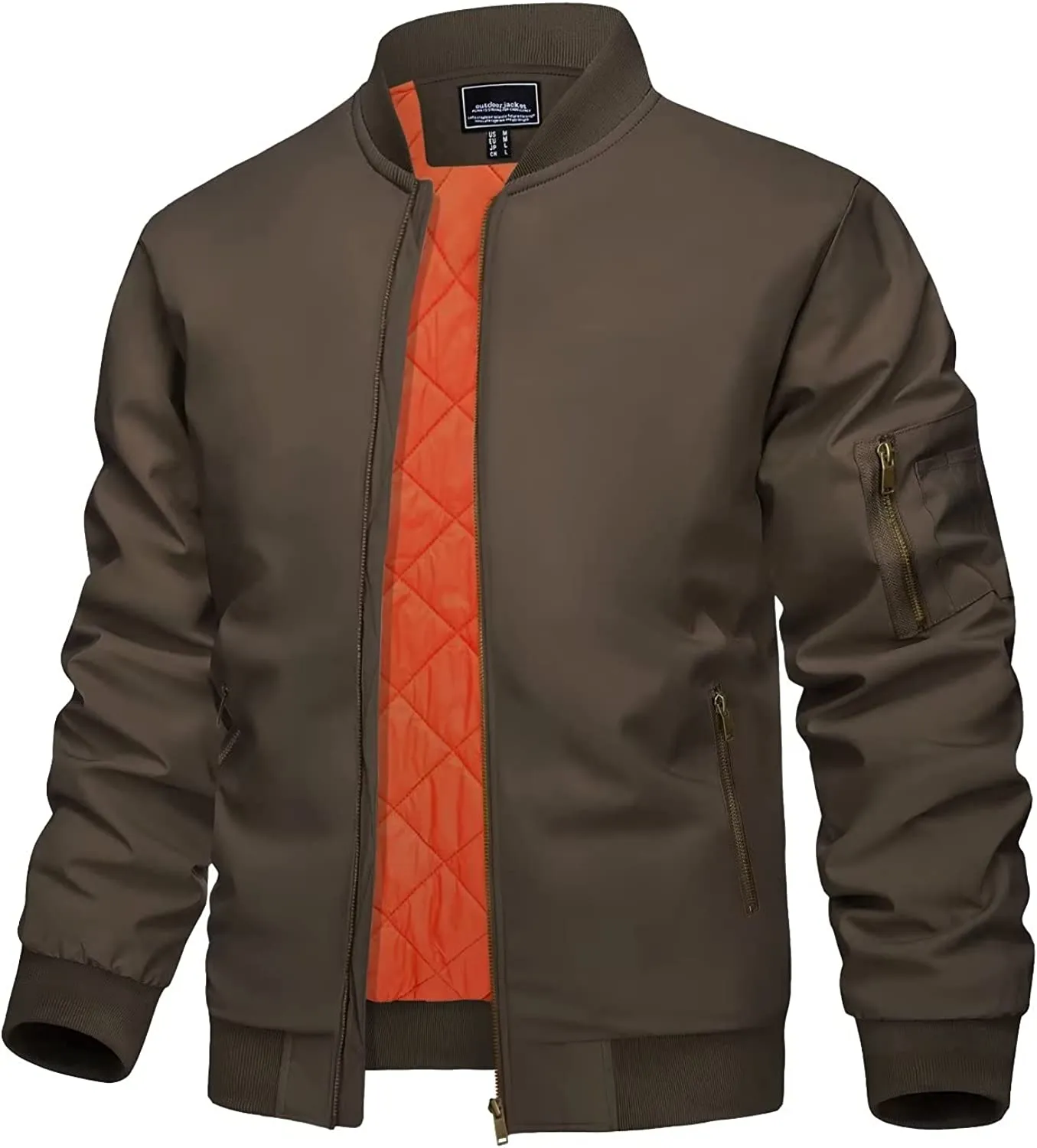 Men's Jacket Casual Windproof Bomber Jackets