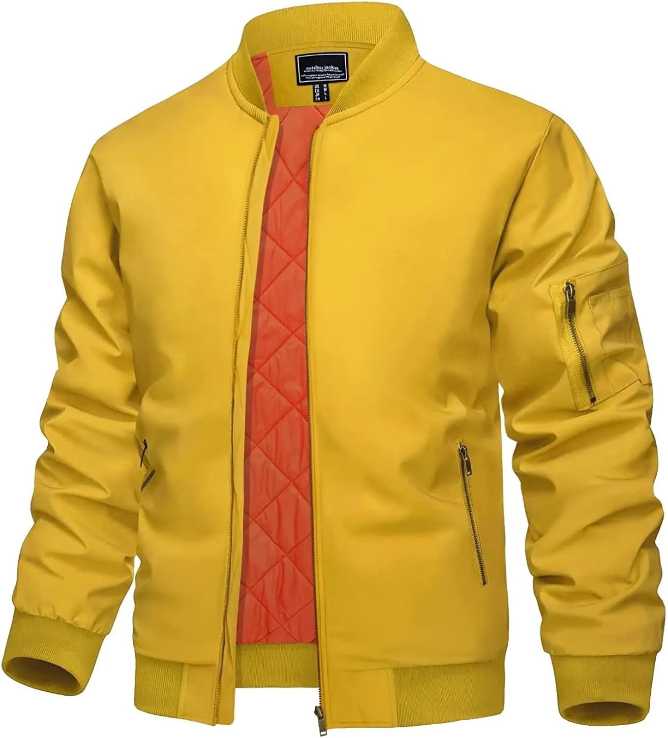 Men's Jacket Casual Windproof Bomber Jackets