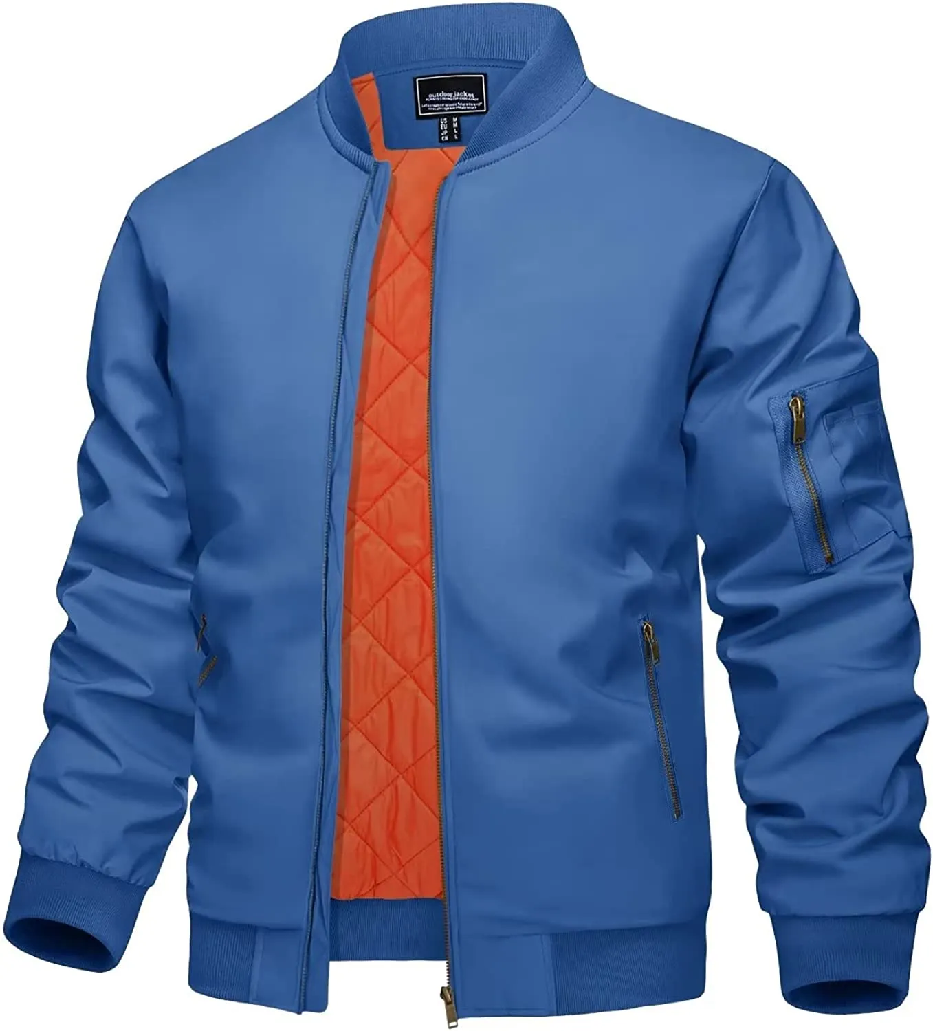Men's Jacket Casual Windproof Bomber Jackets
