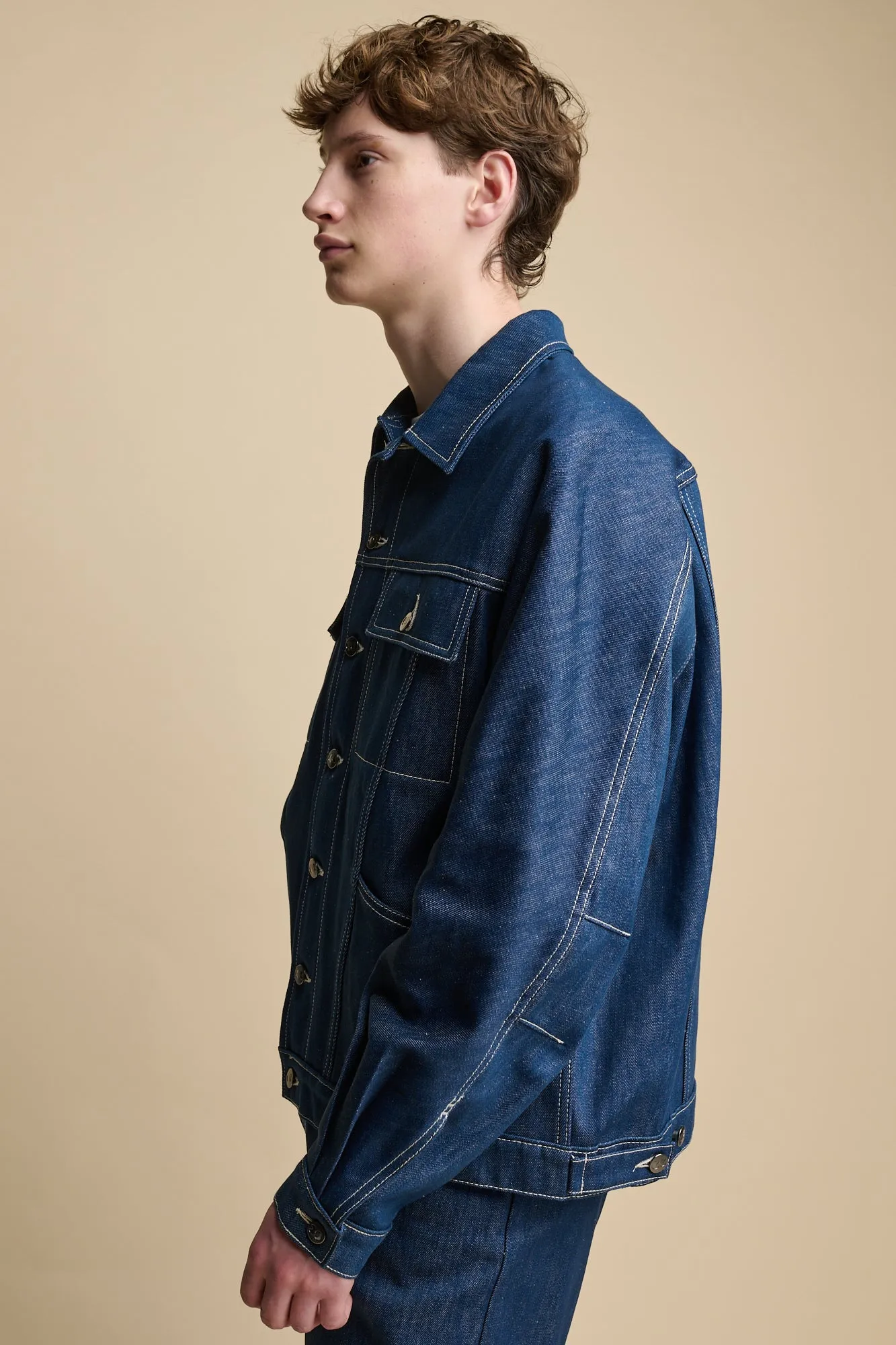 Men's Joe Denim Jacket - Blue
