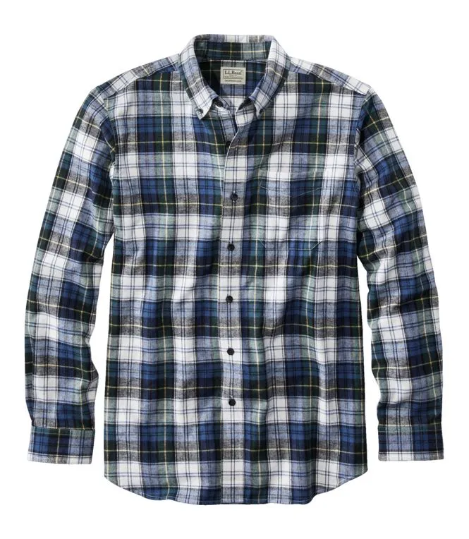 Men's Scotch Plaid Flannel Shirt, Traditional Fit