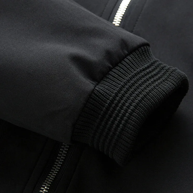 Men's Slim Fit Bomber Jacket - Zipper Windbreaker