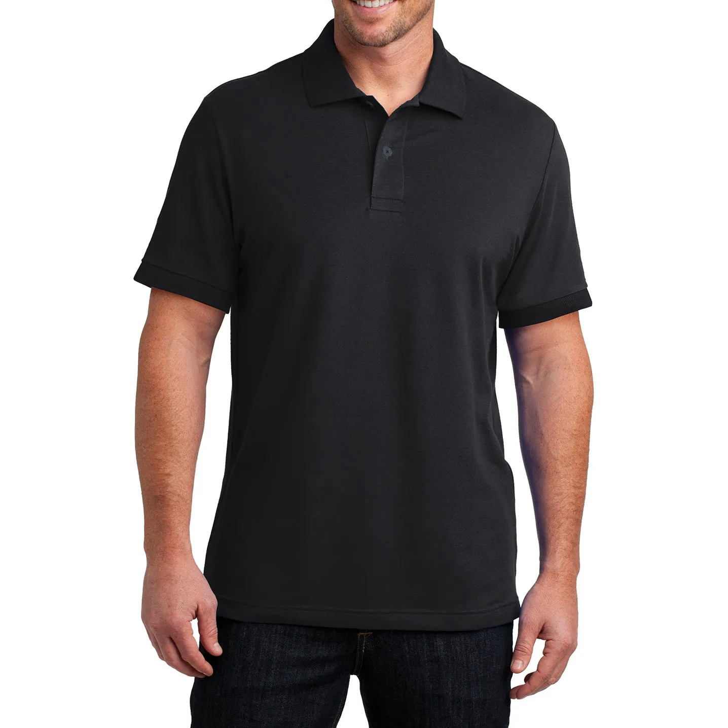 Men's Stretch Pique Polo