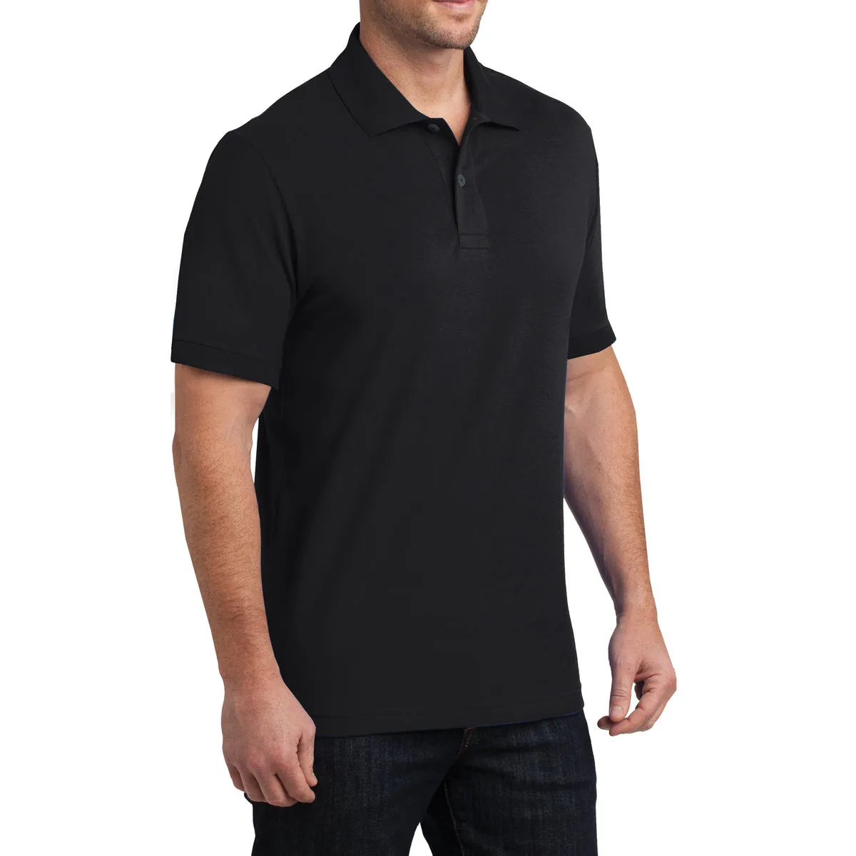 Men's Stretch Pique Polo