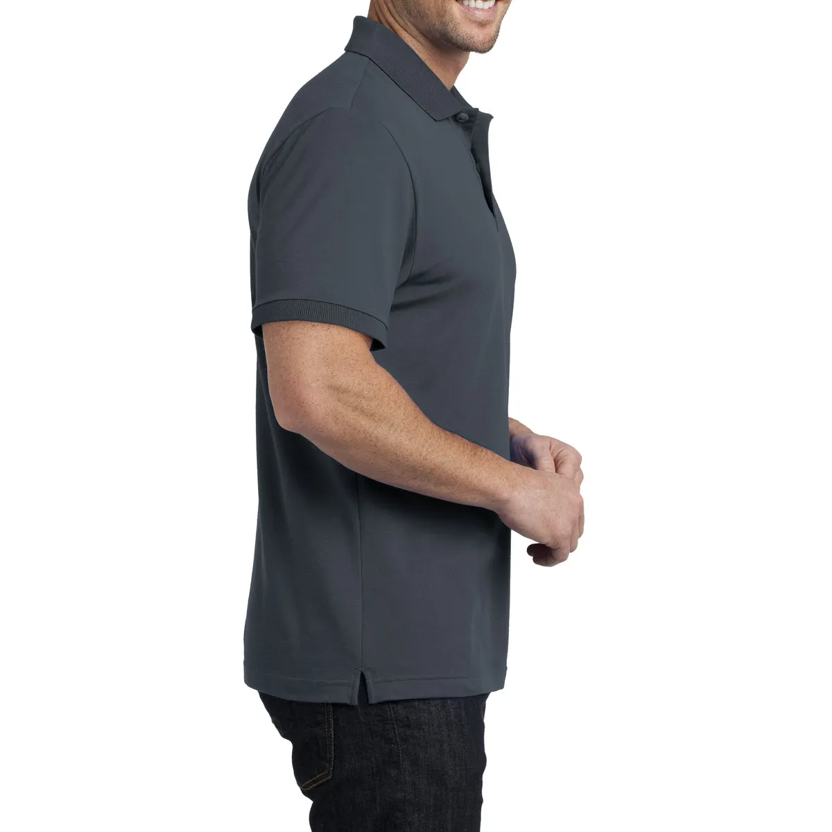 Men's Stretch Pique Polo