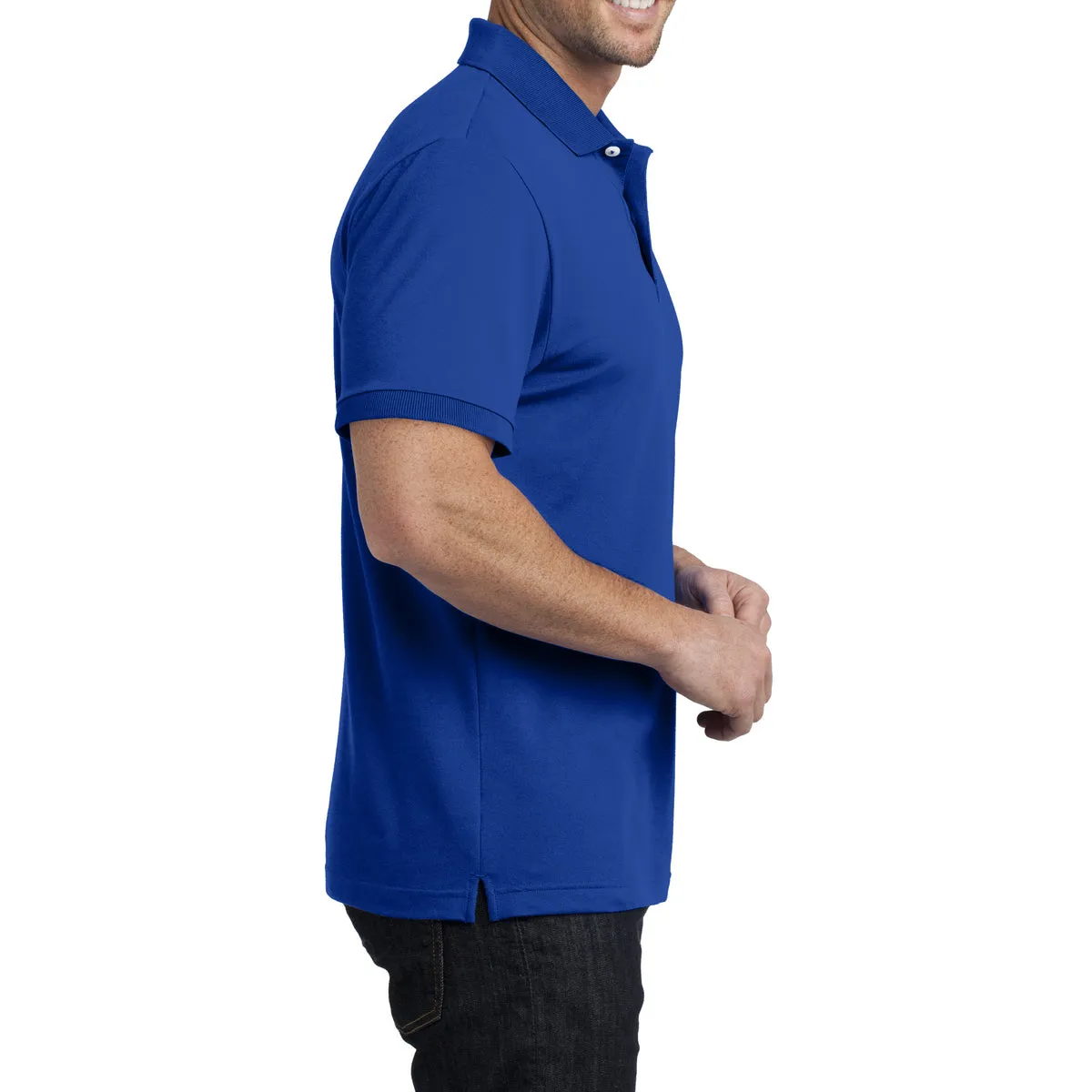 Men's Stretch Pique Polo