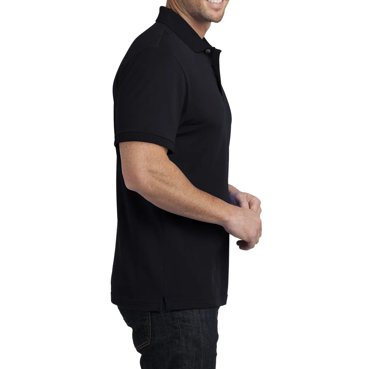 Men's Stretch Pique Polo