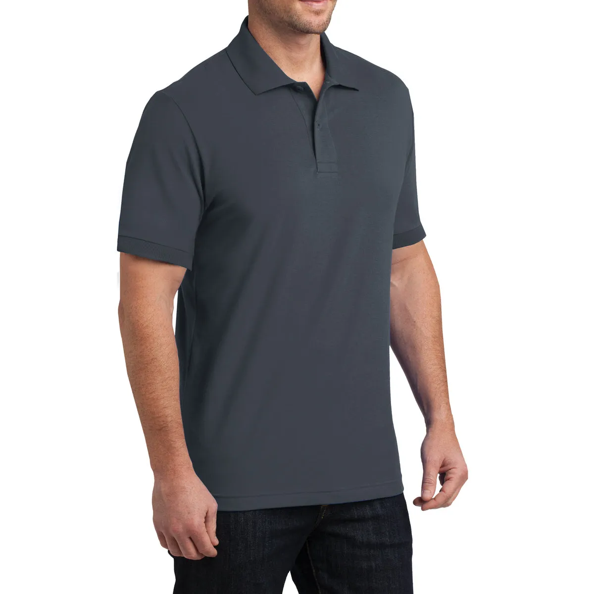 Men's Stretch Pique Polo