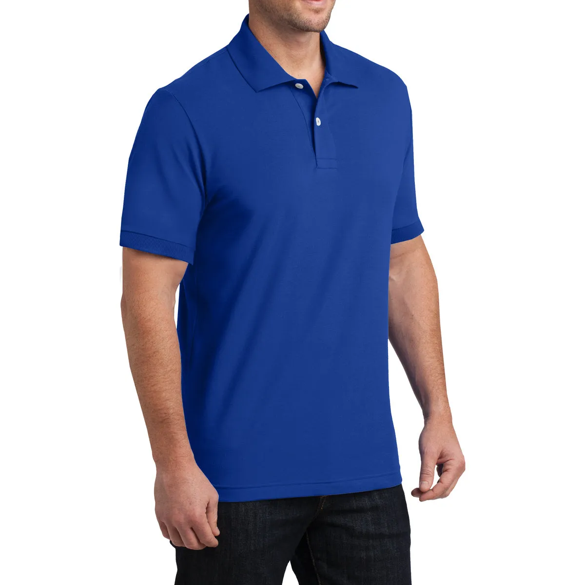 Men's Stretch Pique Polo
