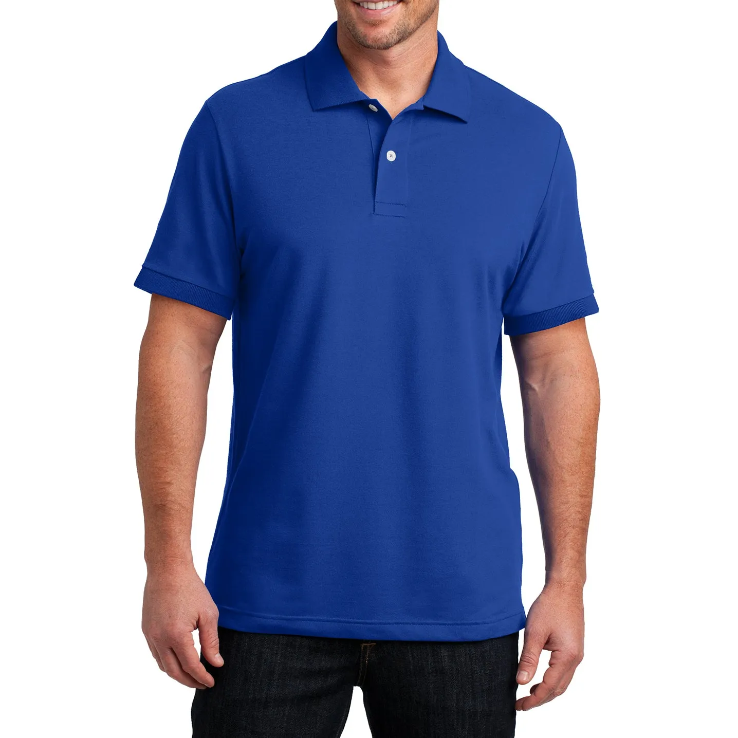 Men's Stretch Pique Polo