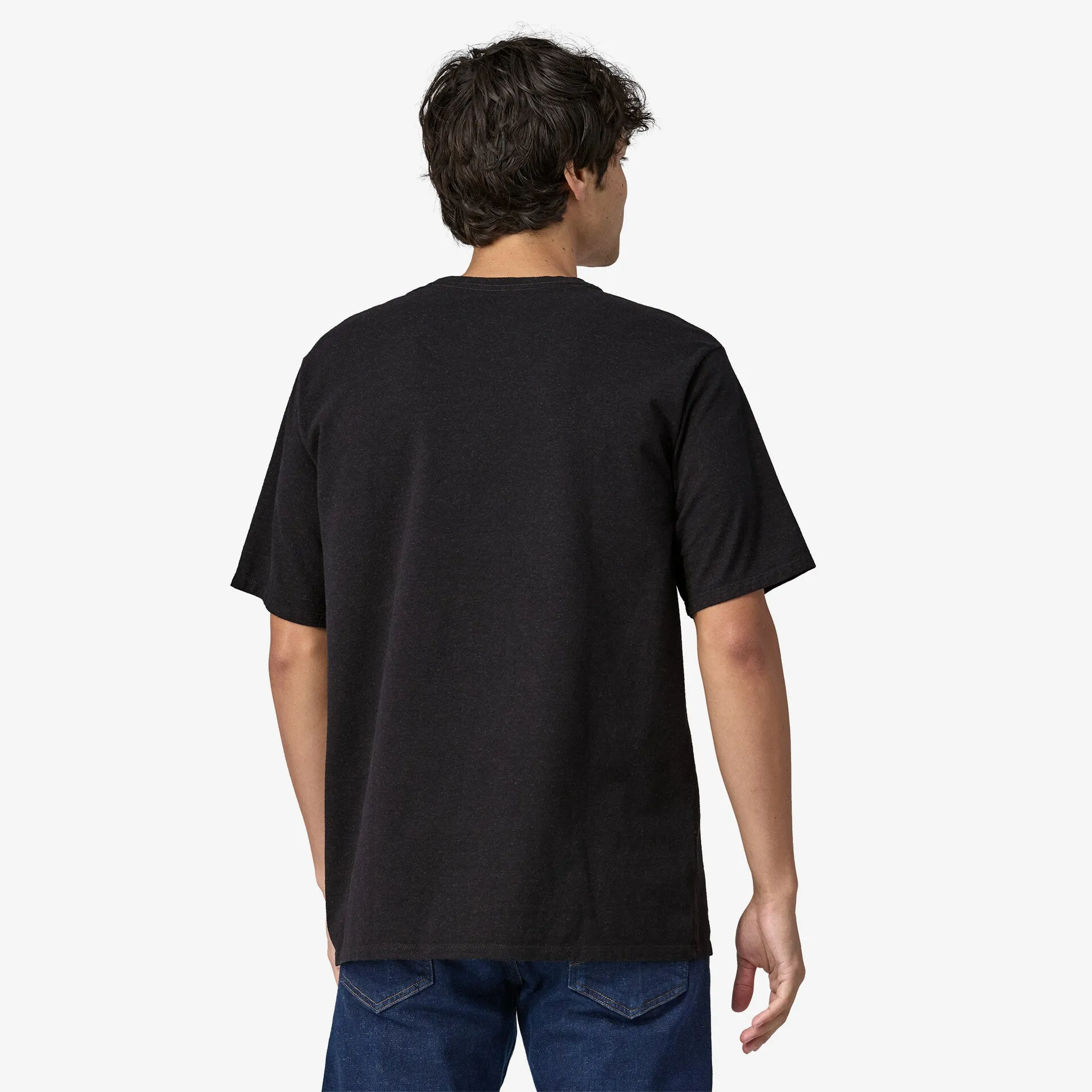 Men's Take a Stand Responsibili Patagonia T-Shirt in Wild Grizz: Gravel Heather