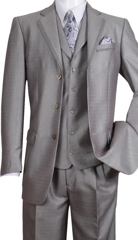 Milano Moda 5909-SIL Mens Suit