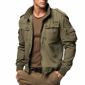 Military Style Green Jacket