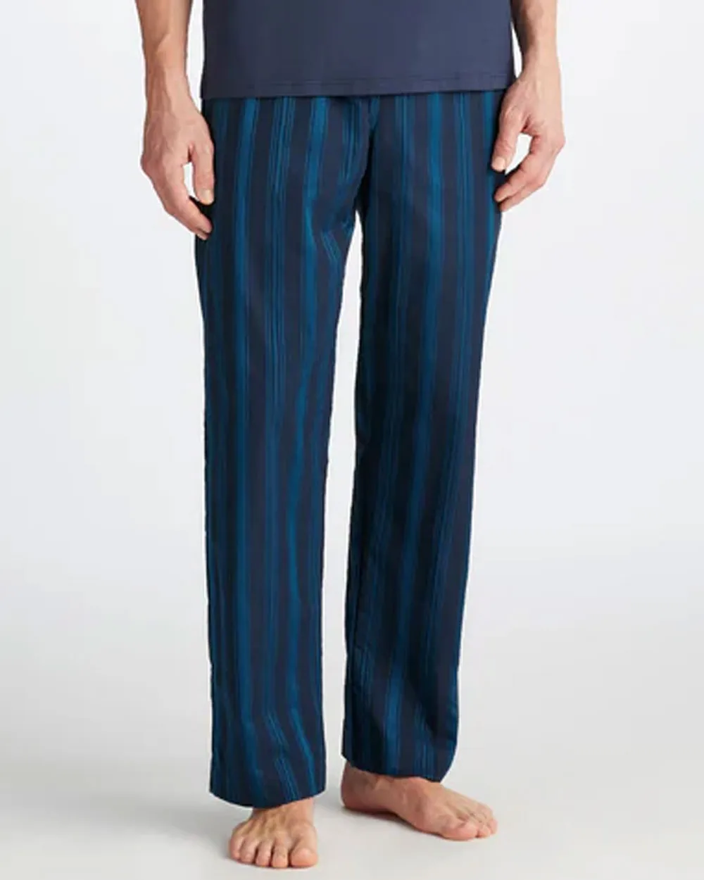 Navy Blue Royal Striped Trousers