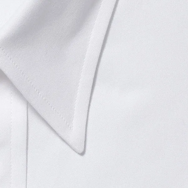 Point Collar Pinpoint French Cuff White - Classic