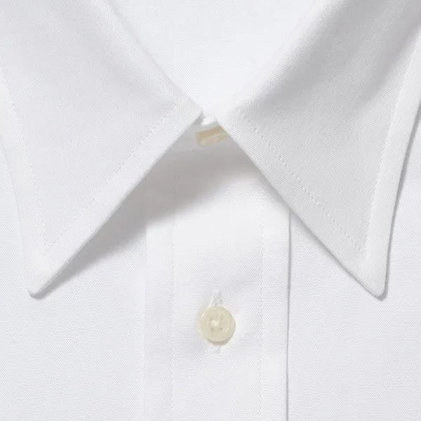 Point Collar Pinpoint French Cuff White - Classic