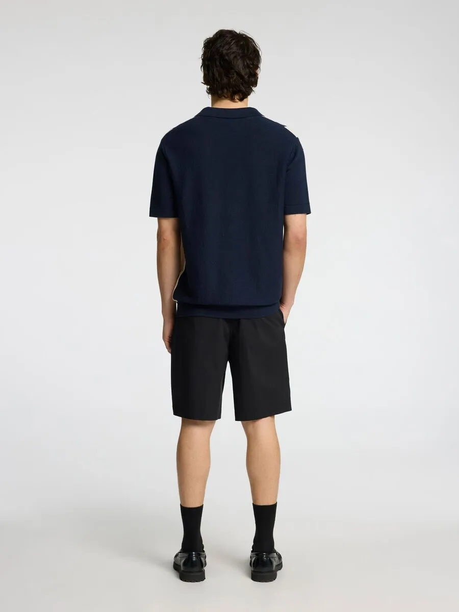 SEL16096197 Mattis Linen Blend Polo
