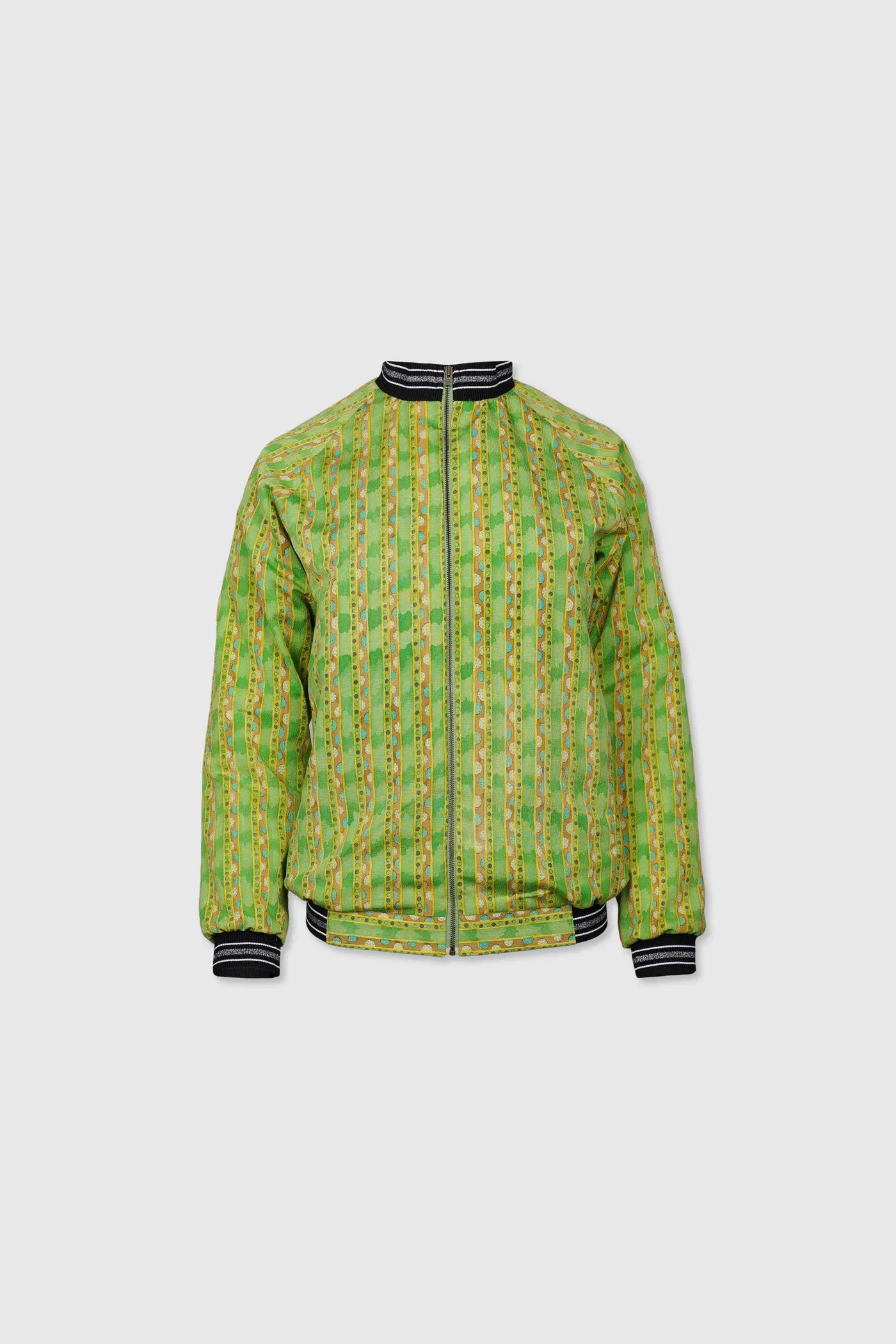 Silk Bomber Jacket