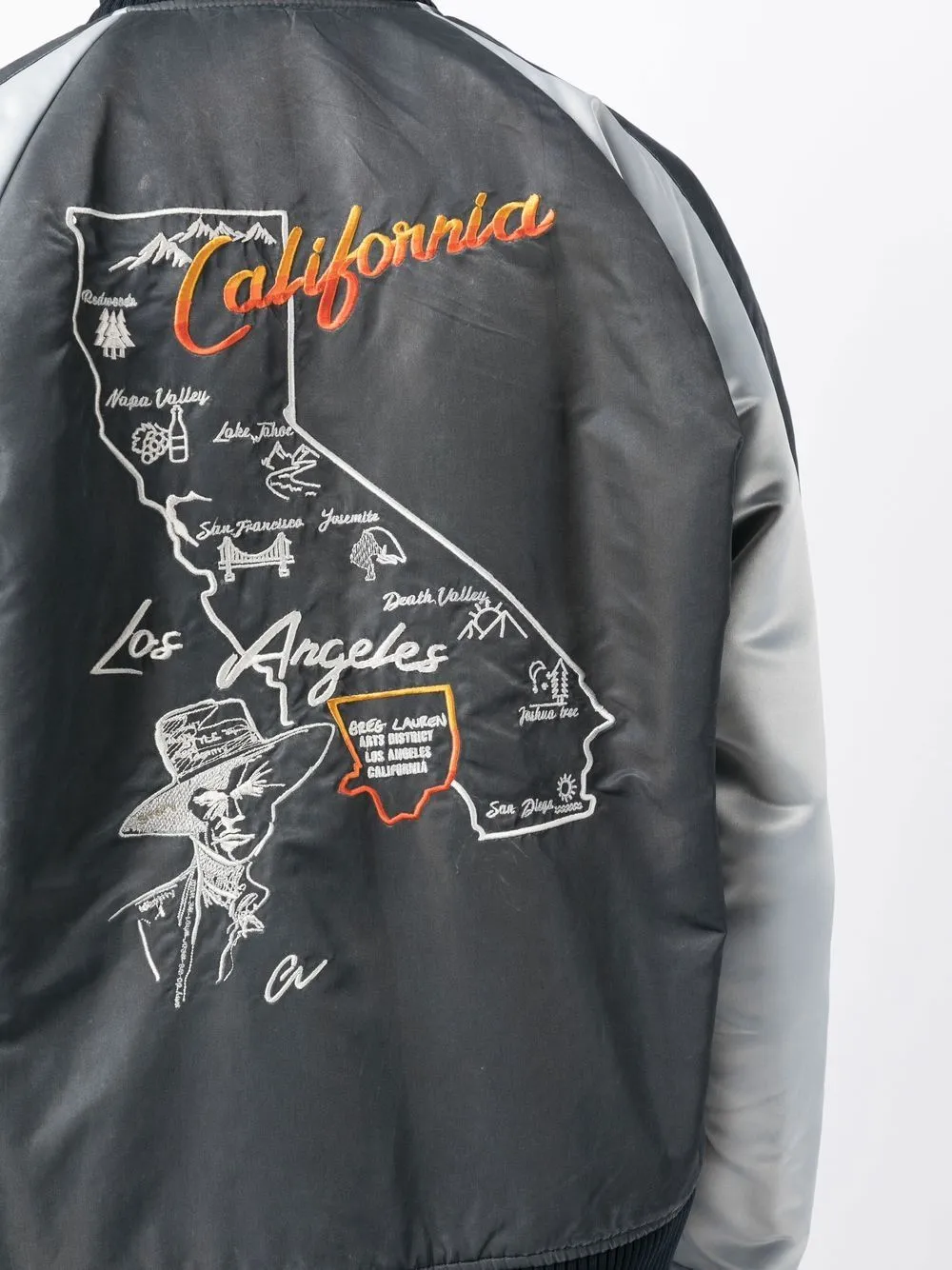Sketch-Print Bomber Jacket