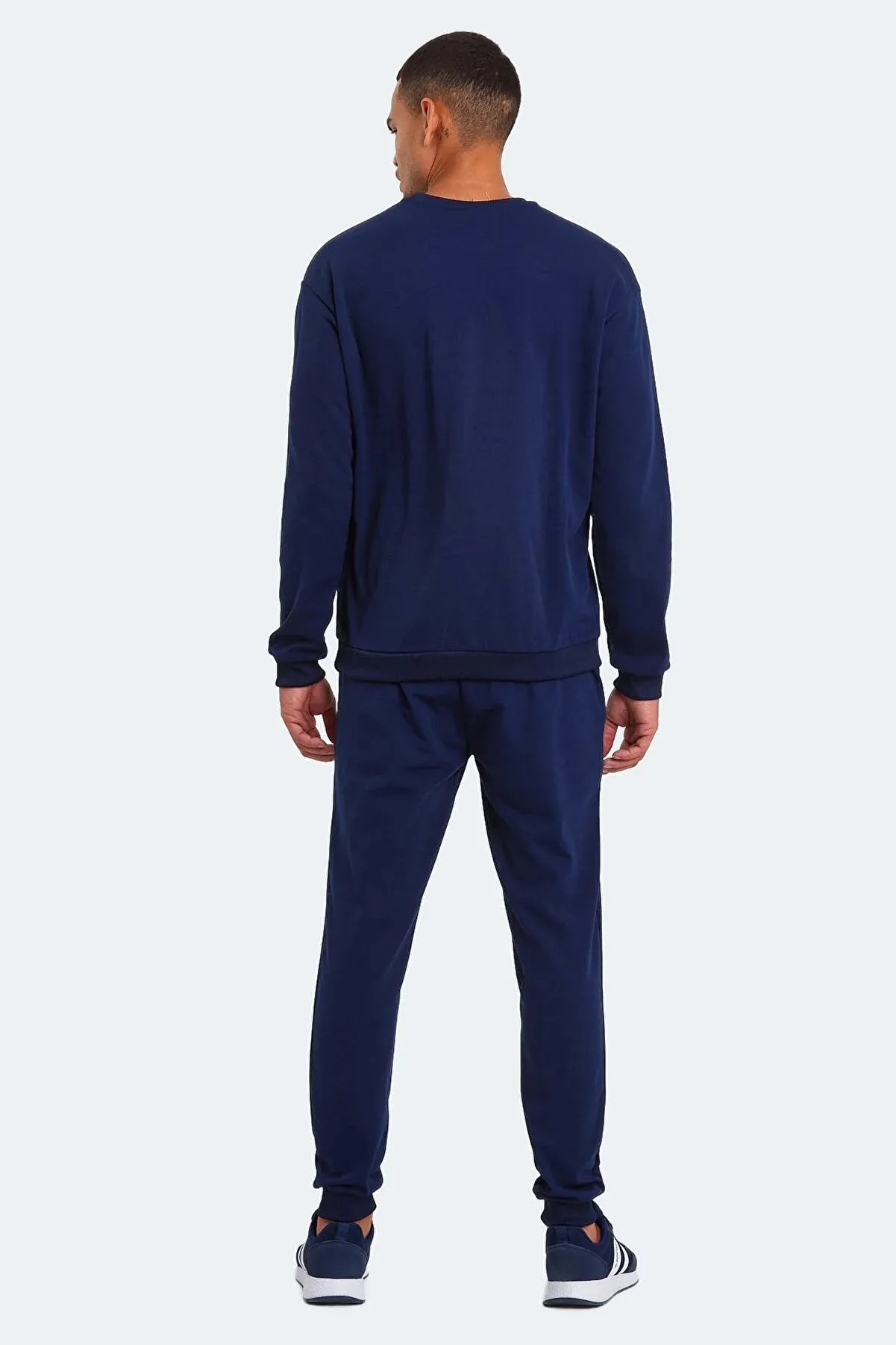 Slazenger Men's Navy Blue Offender Ktn Small Size Tracksuit