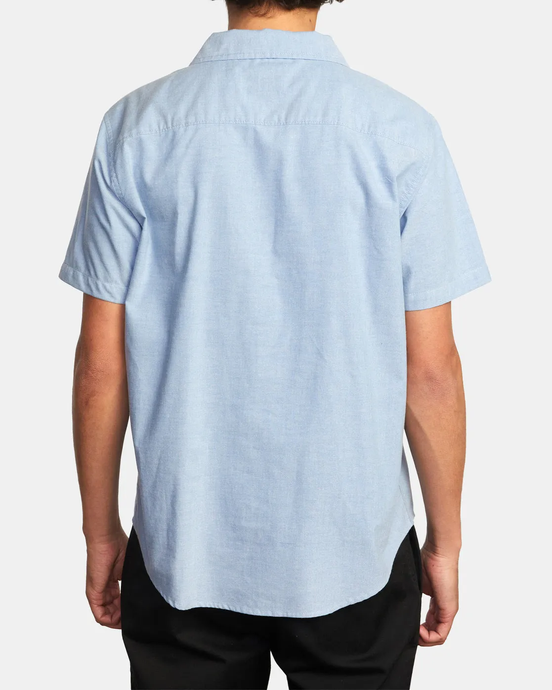 That'll Do Camp Short Sleeve Shirt - Oxford Blue
