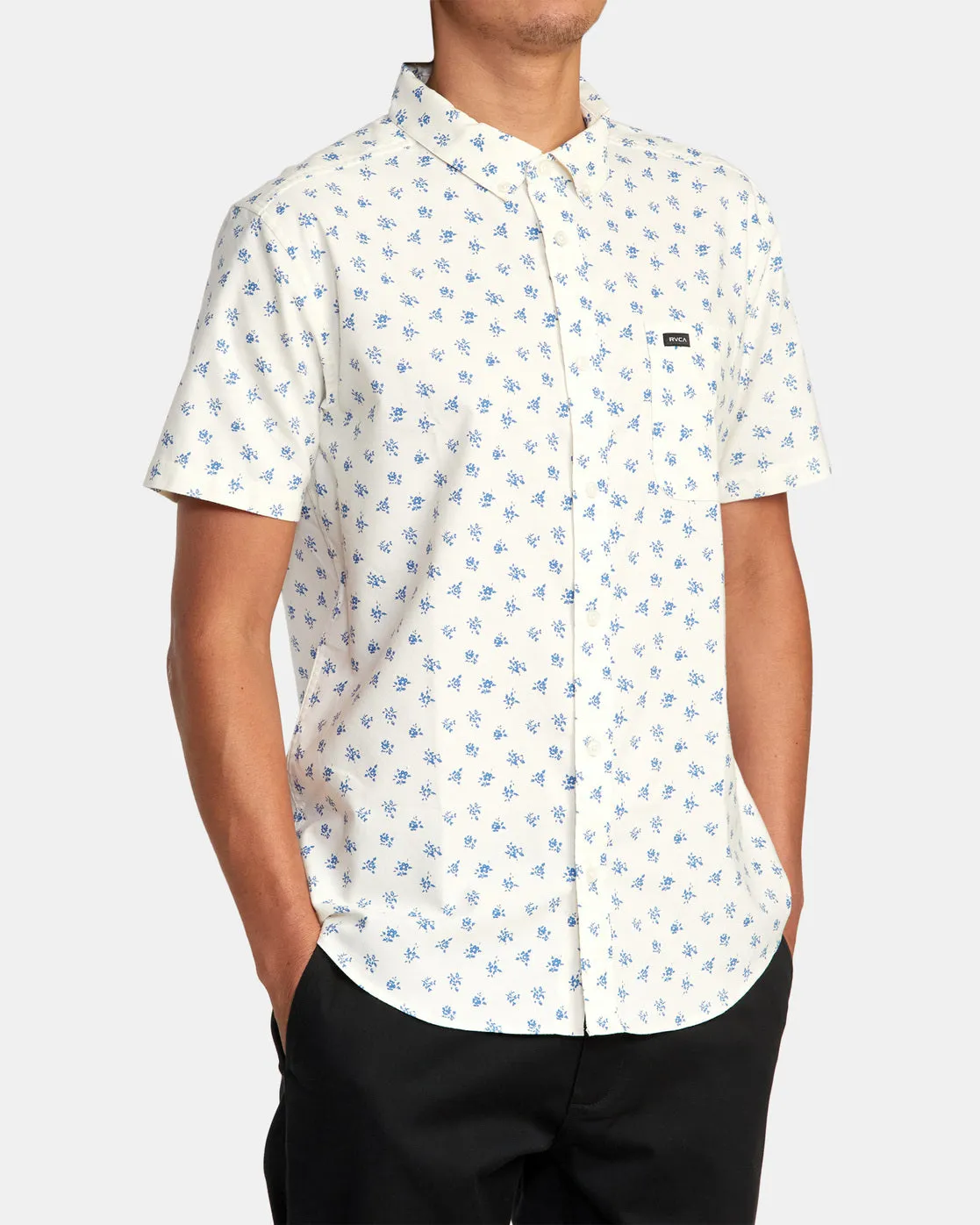 That'll Do Slim Fit Short Sleeve Shirt - Off White
