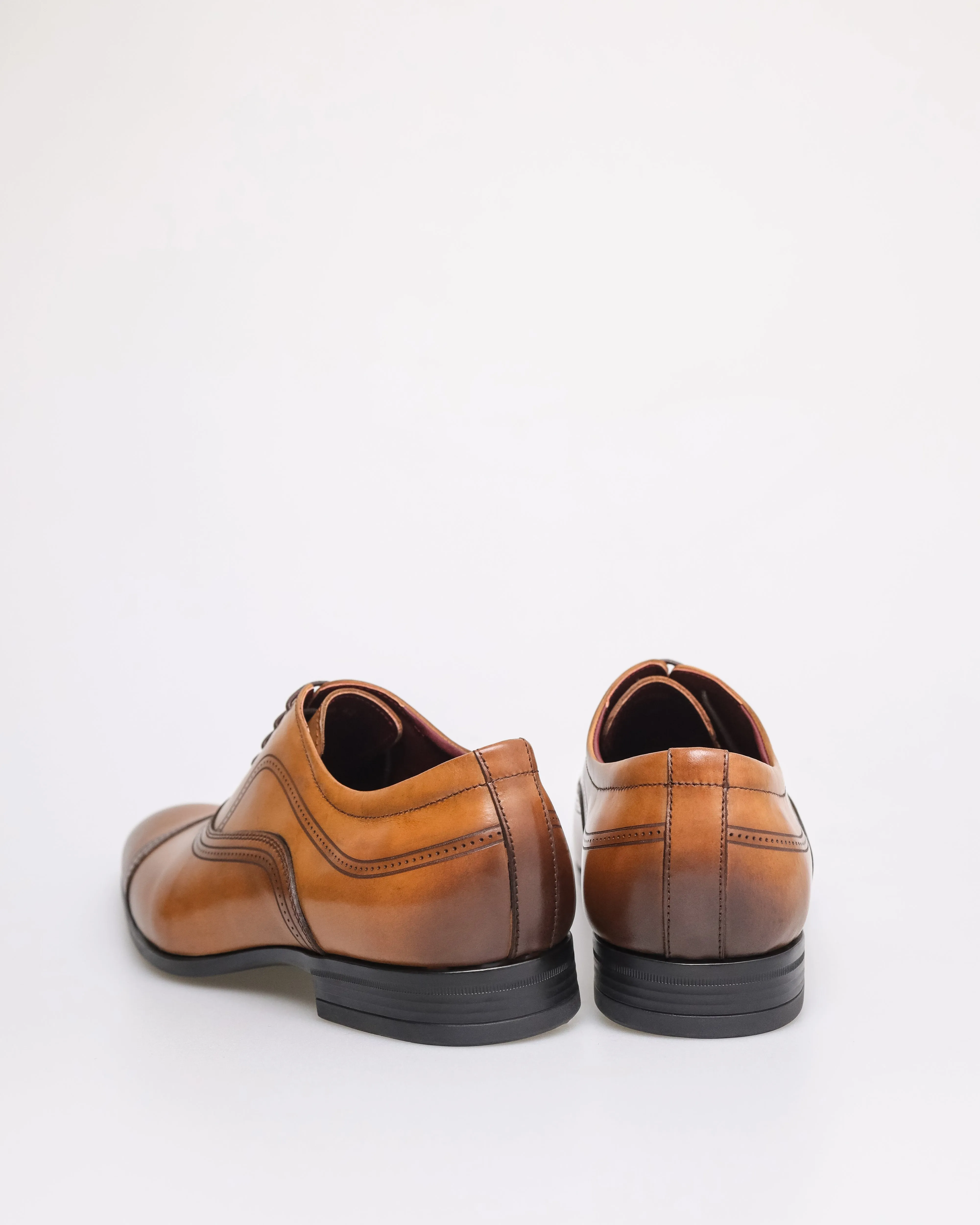 Tomaz HF030 Men's Cap Toe Oxford (Tan)