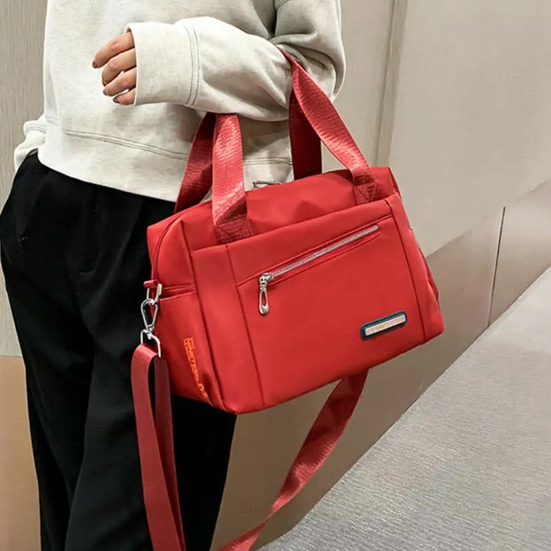 Women Lightweight Crossbody Bag Large Handbag Shoulder Purse with Top Handle